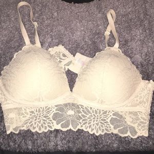 Pink Victoria Secret lace bralette